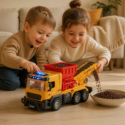 Leksaksdumper med Ljus- & Ljudeffekter