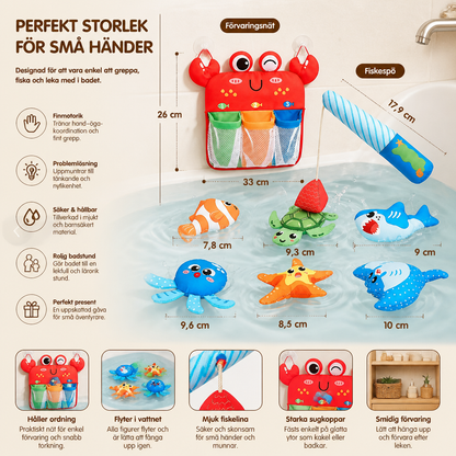Montessori Magnetiskt Fiskespel – Badleksaksset