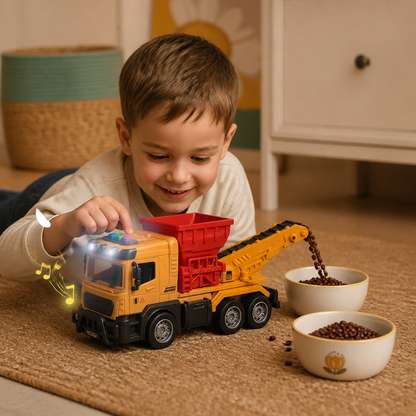 Leksaksdumper med Ljus- & Ljudeffekter