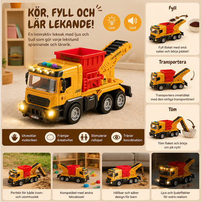 Leksaksdumper med Ljus- & Ljudeffekter