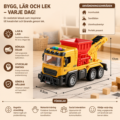 Leksaksdumper med Ljus- & Ljudeffekter