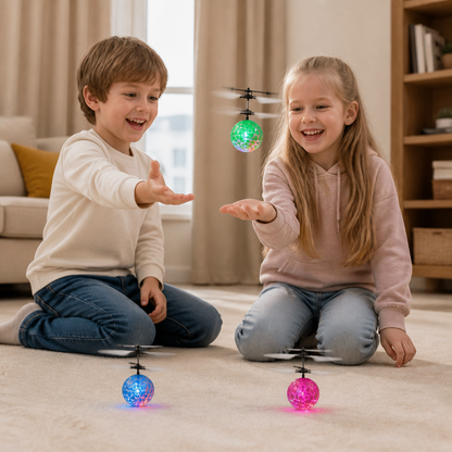 Handstyrd Flygande LED-Bollsdron För Barn