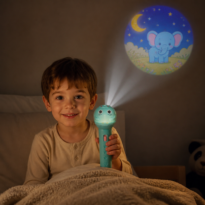 Barnficklampa Med Godnattsagoprojektion