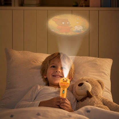 Barnficklampa Med Godnattsagoprojektion