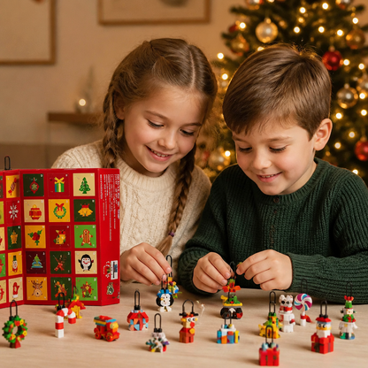 Julpynt Byggklossar Adventskalender