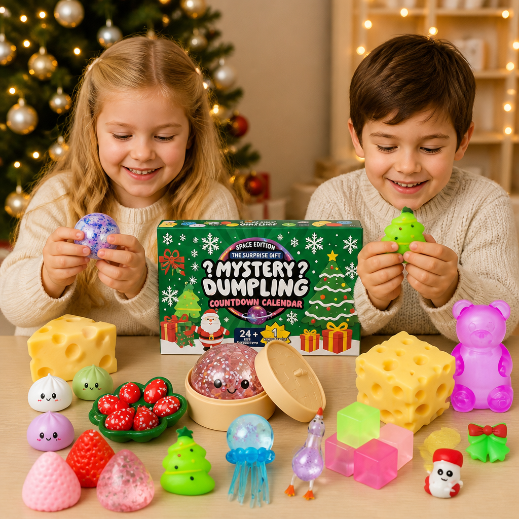 Jul Squishy Adventskalender För Barn