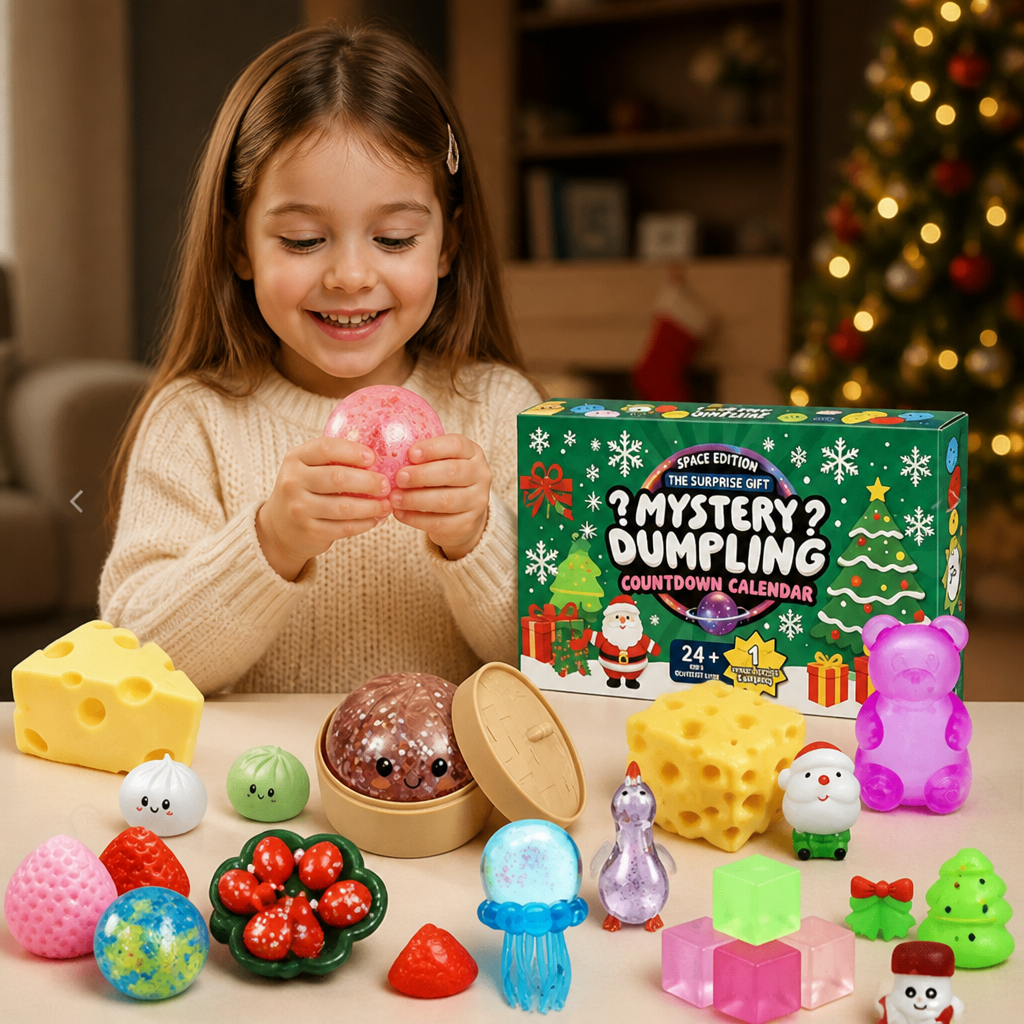 Jul Squishy Adventskalender För Barn