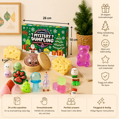 Jul Squishy Adventskalender För Barn