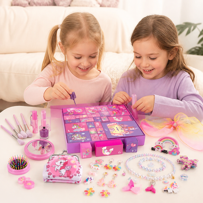Överraskningsadventskalender Med Enhörning & Prinsessa För Flickor