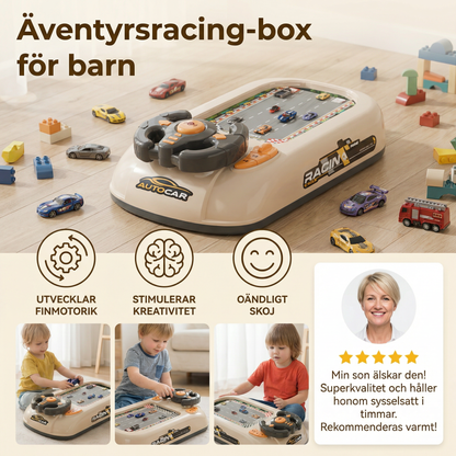 Äventyrsracing-box för barn