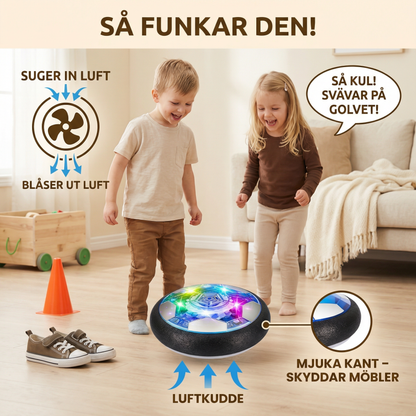 Svävande luftkuddeboll