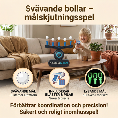 Svävande bollar – målskjutningsspel