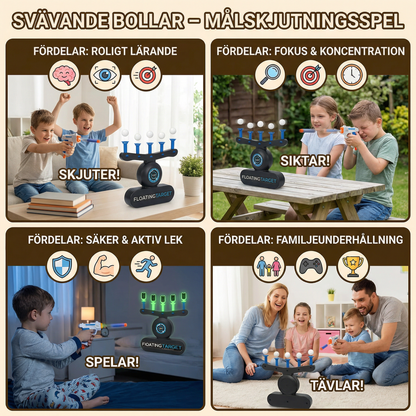 Svävande bollar – målskjutningsspel