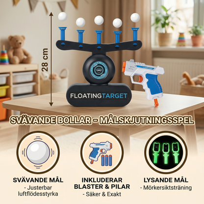 Svävande bollar – målskjutningsspel