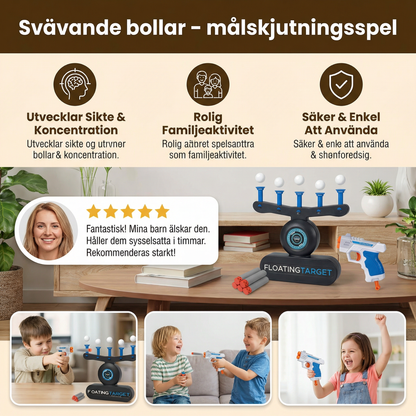 Svävande bollar – målskjutningsspel