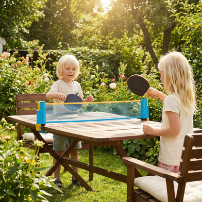 Anpassningsbart bordtennisset – Passar alla bord