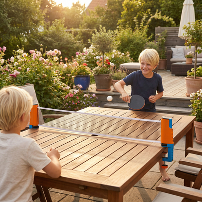Anpassningsbart bordtennisset – Passar alla bord