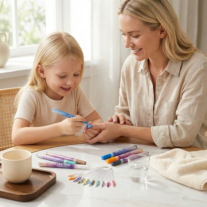 Nail Art-marker set med precisionstipp – akrylpennor för fina nageldesigner