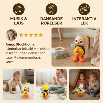 Dansande Musikbi – Interaktiv Leksak för Bebisar och Småbarn
