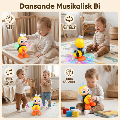 Dansande Musikbi – Interaktiv Leksak för Bebisar och Småbarn