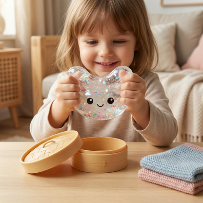 Squishy Fidget Lektoy – Kawaii Stresslindrande Squeeze Ball