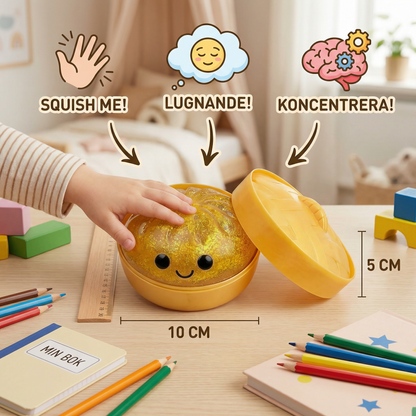 Squishy Fidget Lektoy – Kawaii Stresslindrande Squeeze Ball
