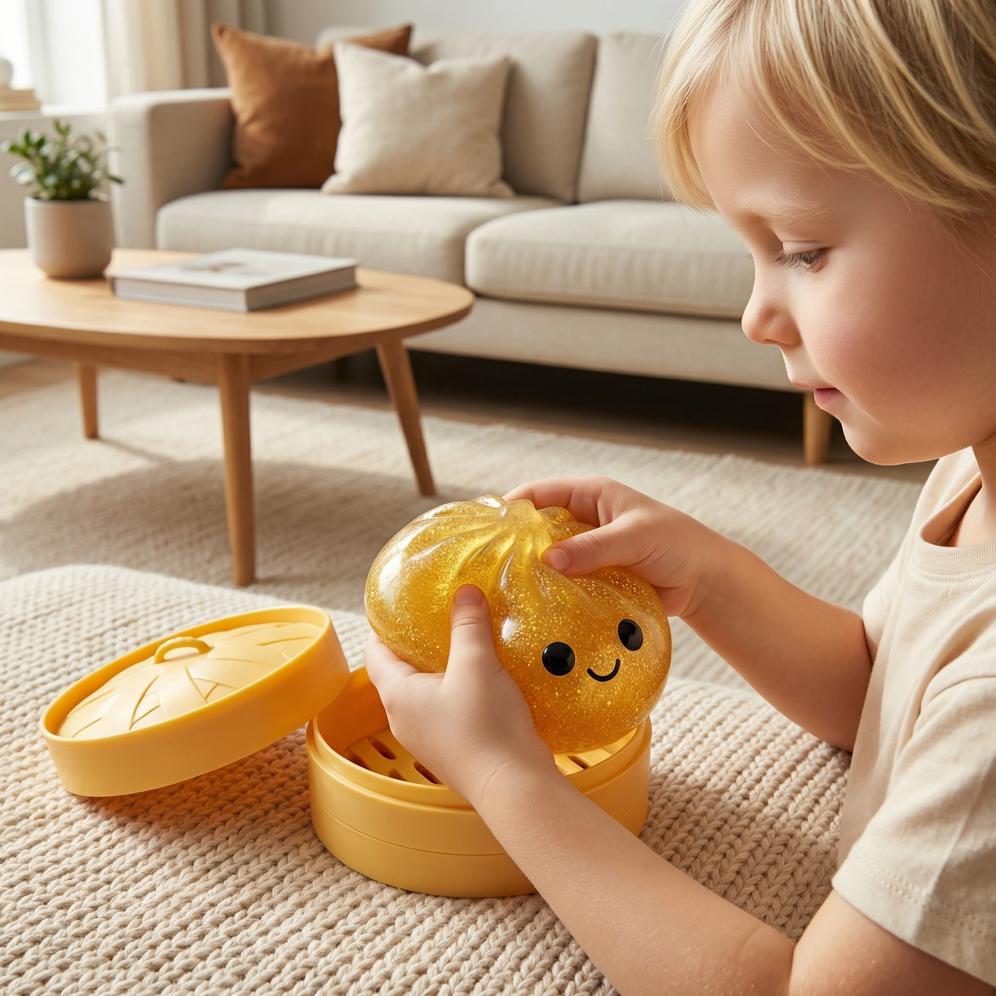 Squishy Fidget Lektoy – Kawaii Stresslindrande Squeeze Ball