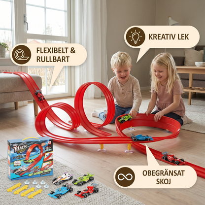 Flexibelt användbart racerbane-set