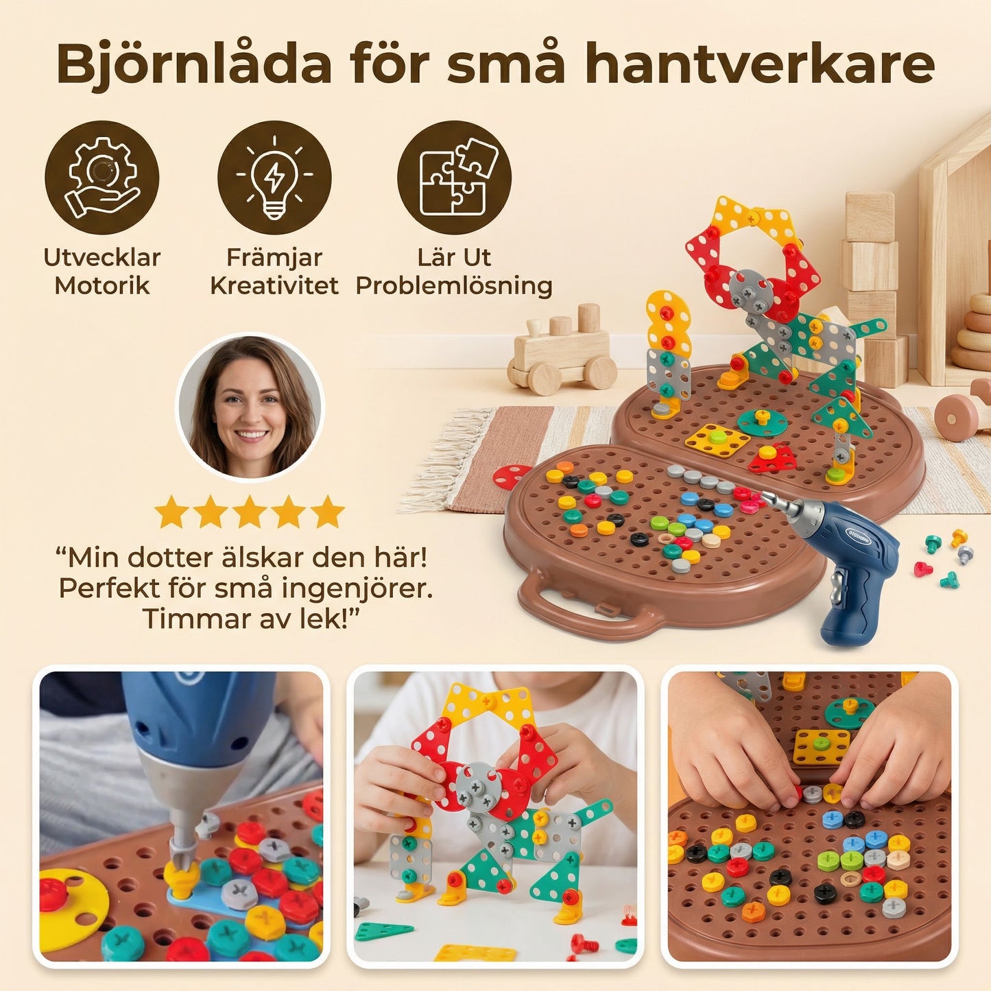 Björnlåda för små hantverkare