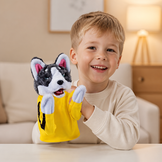 Boxande Husky – Rolig Leksak För Barn