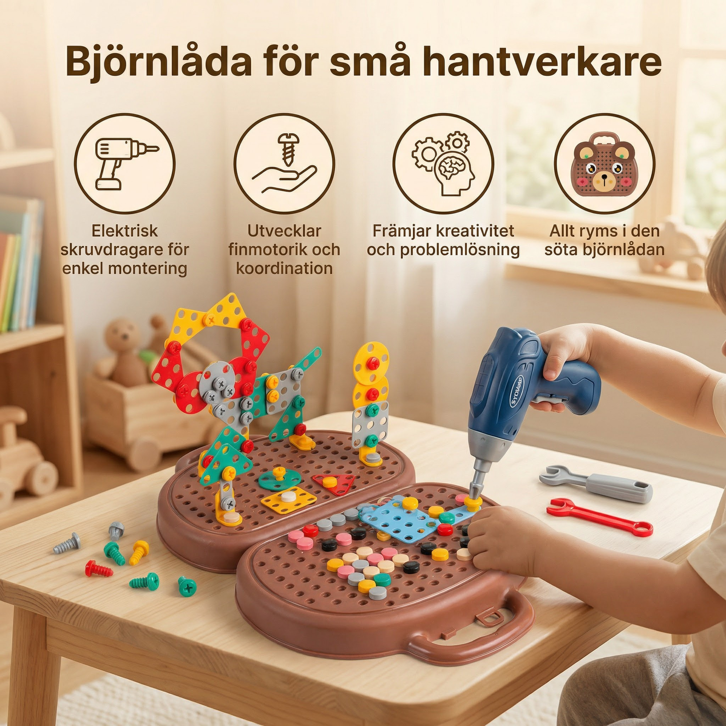Björnlåda för små hantverkare