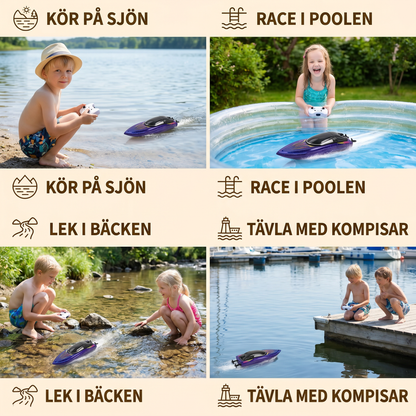 Elektrisk Racerbåt för Snabb Vattenlek på Sommaren