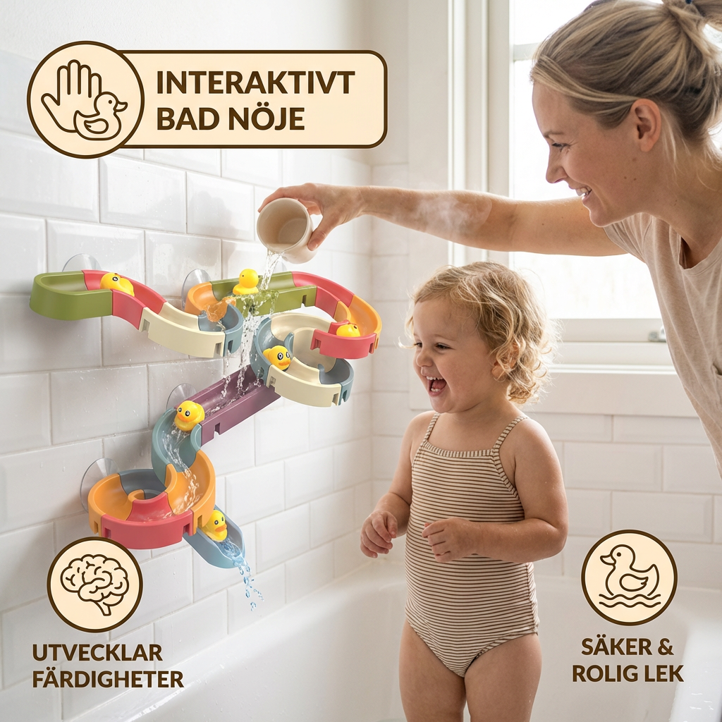 Glidande ankor – badleksak för barn