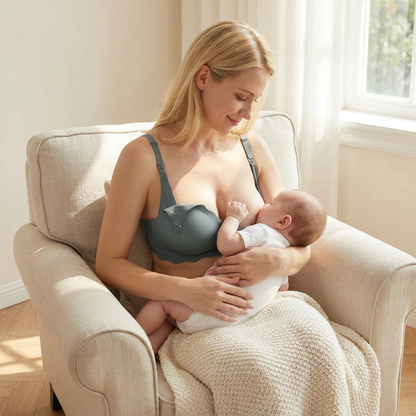Sömlös Amnings- & Gravid-BH – Trådlös, Stödjande och Bekväm med Push-Up-Effekt