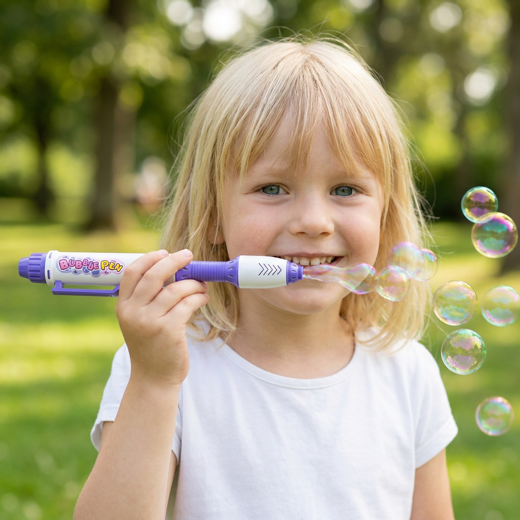 Magisk Bubbelpistolpenna – Automatisk Bubbelstav för Barn