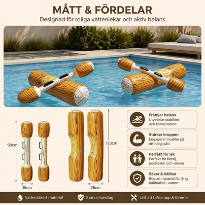 Uppblåsbart Pool Battle-spel för Barn – Vattenbalans & Splashspel