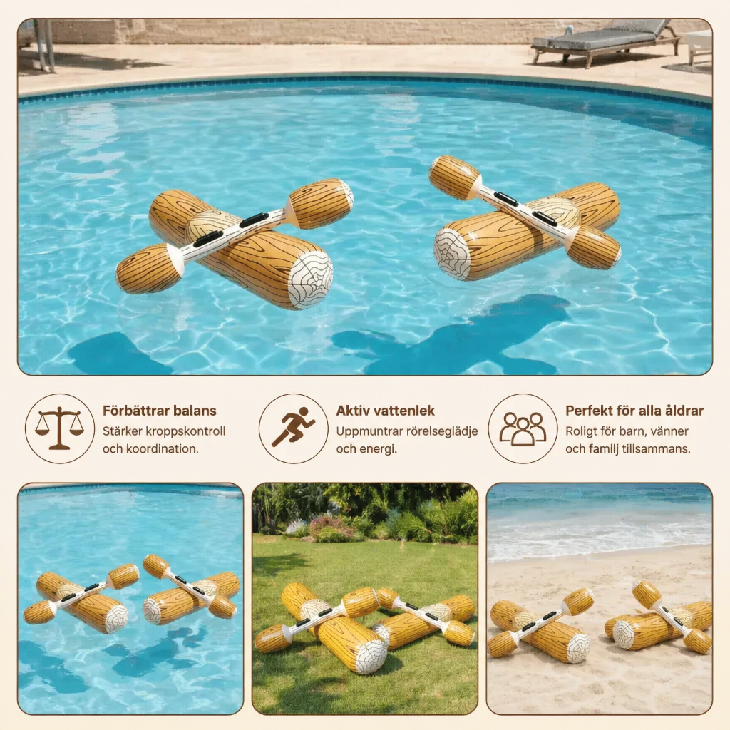Uppblåsbart Pool Battle-spel för Barn – Vattenbalans & Splashspel