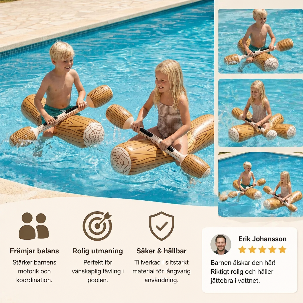 Uppblåsbart Pool Battle-spel för Barn – Vattenbalans & Splashspel