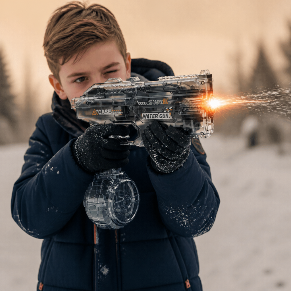 Elektrisk Space Vattenpistol med Okrågel Tank