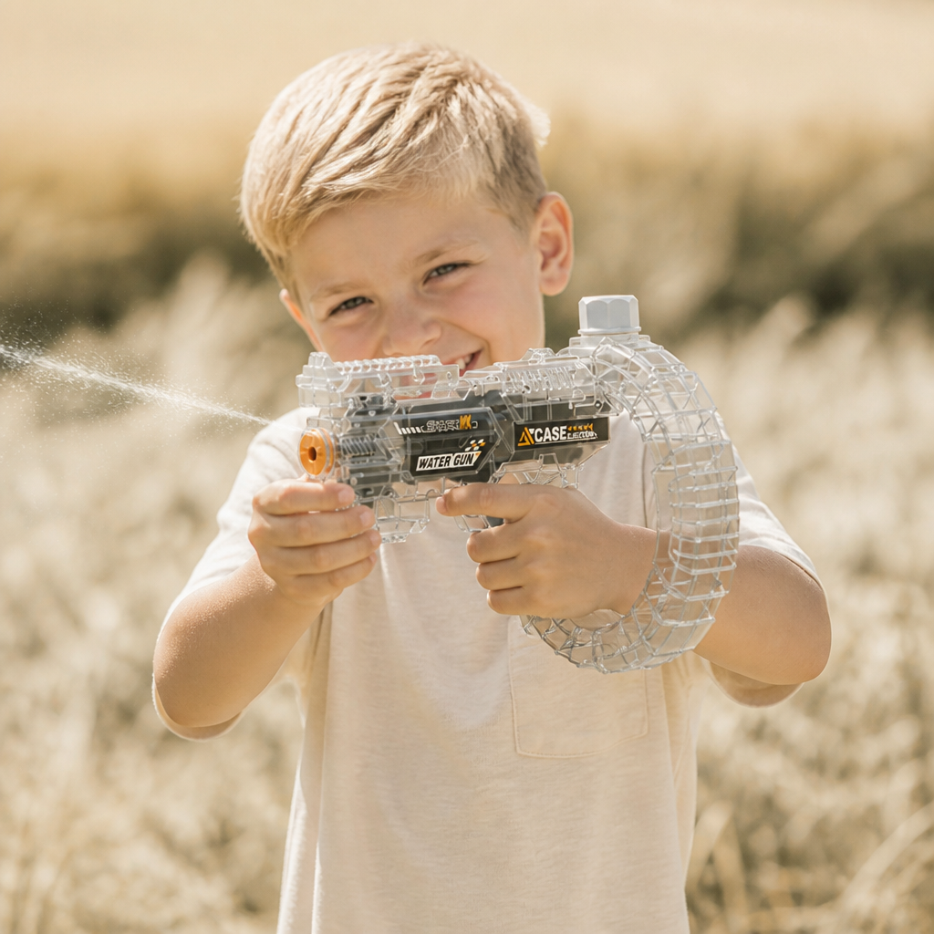 Elektrisk Space Vattenpistol med Okrågel Tank