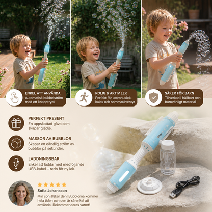 Magisk Bubbelpistolpenna – Automatisk Bubbelstav för Barn