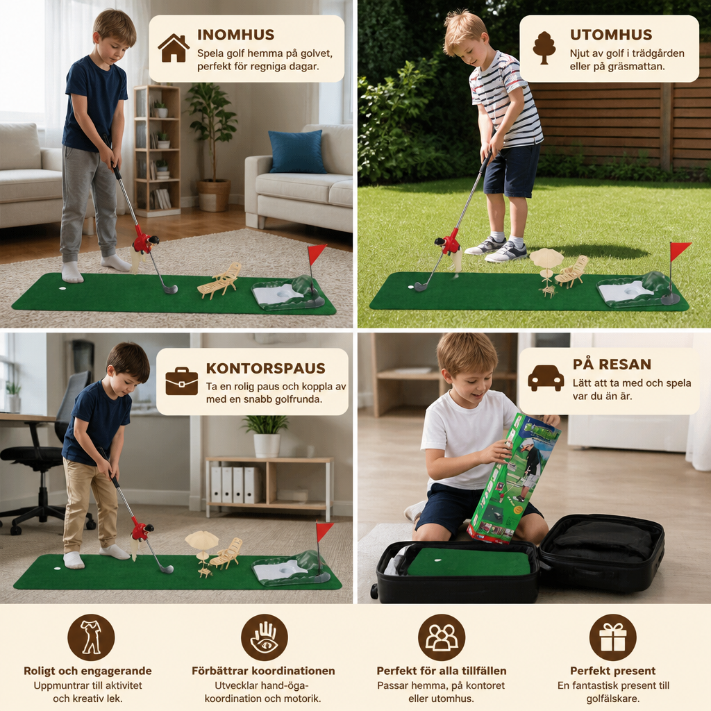 Mini Golfset för Barn – Golfleksak för Barn