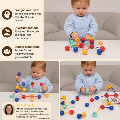 3D STEM Konstruktionsset – Kreativ Pedagogisk Leksak