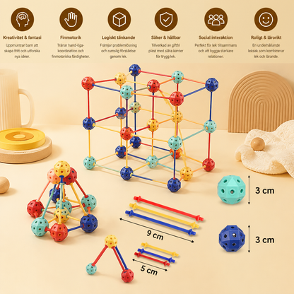 3D STEM Konstruktionsset – Kreativ Pedagogisk Leksak