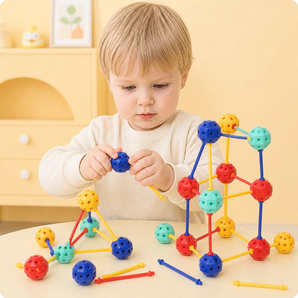 3D STEM Konstruktionsset – Kreativ Pedagogisk Leksak