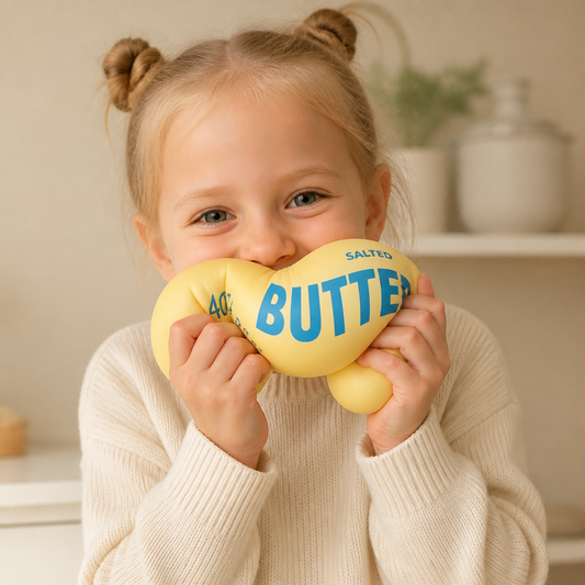 Jumbo Squishy Butter Stick – Långsamt Återfjädrande Stressboll och Sensorisk Fidgetleksak
