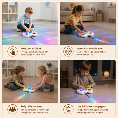 Light Defense Challenge – Interaktivt LED-reflexspel