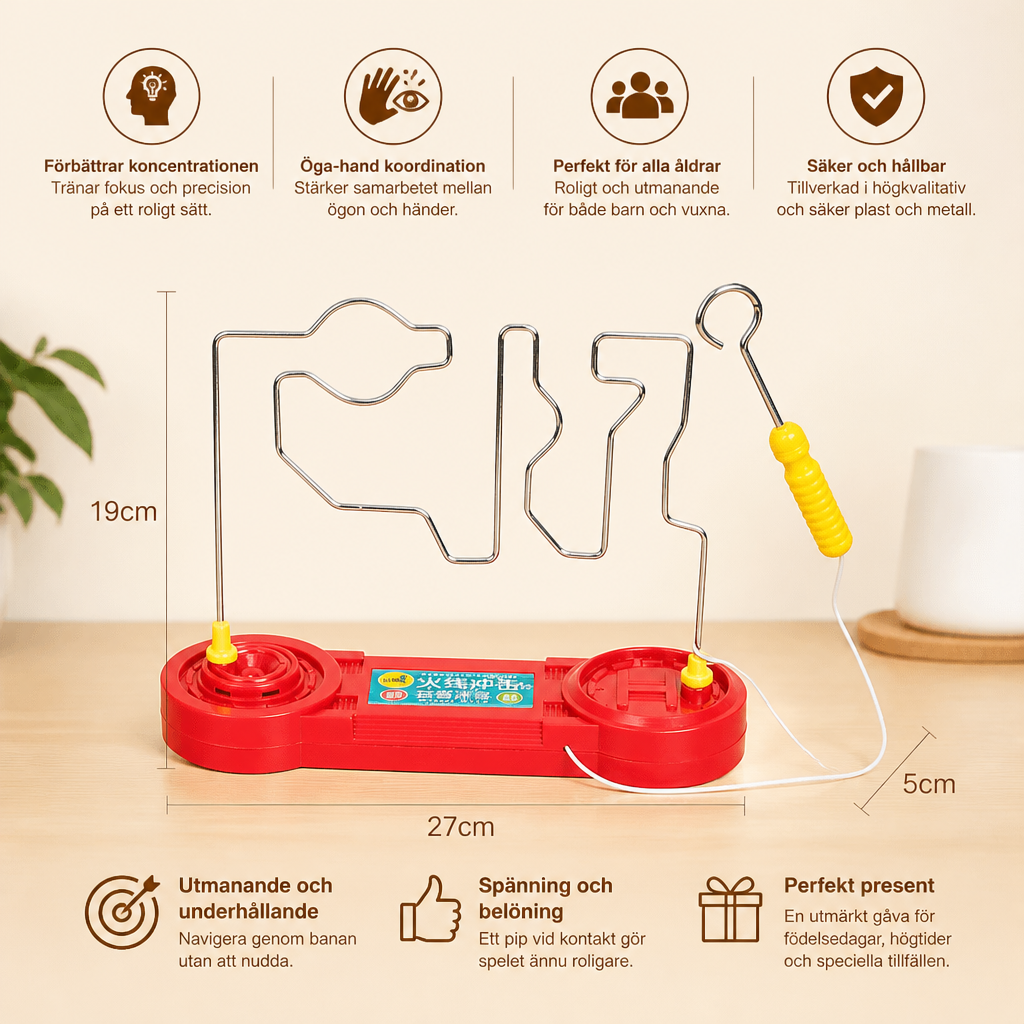 Buzz Wire Stadig Hand-spel