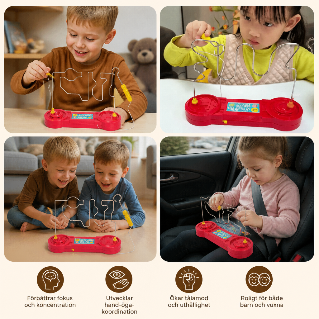 Buzz Wire Stadig Hand-spel