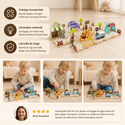 DIY Nöjesparksjärnvägs Byggset